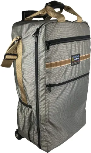 | Made in USA | CLIPPER Wheeled Carry-On Silver Diamond XL