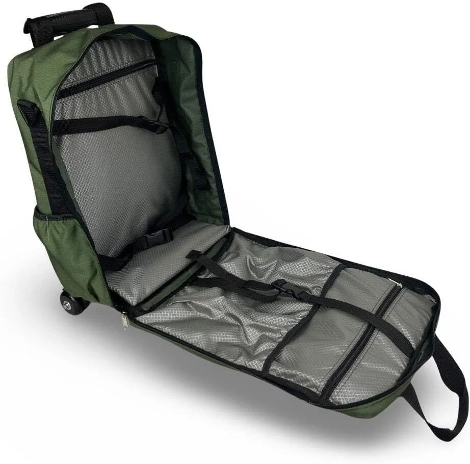 | Made in USA | CLIPPER Wheeled Carry-On Silver Diamond XL