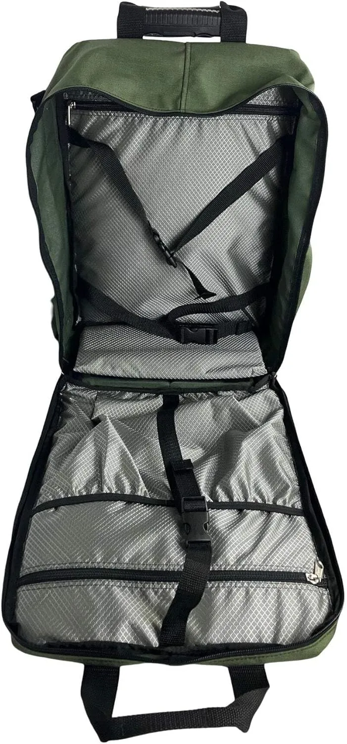 | Made in USA | CLIPPER Wheeled Carry-On Silver Diamond XL