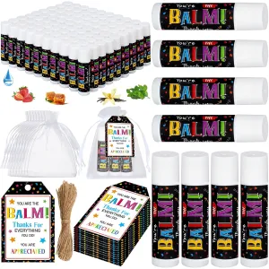 100 Pack 2025 Cna Week Lip Balms Gift Bulk Thank You Nurse Appreciation Gifts You're the Balm for Women Men Teachers Employee Coworkers Assistant Dental Staff