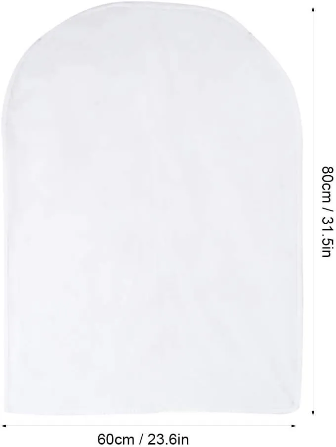 10Pcs Clear Garment Bags for Clothes,Clear Dry Bags for Hanging Clothes Storage, Clothes Garment Suit Dust (60 * 80cm suitable for short-sleeved T-shirts)