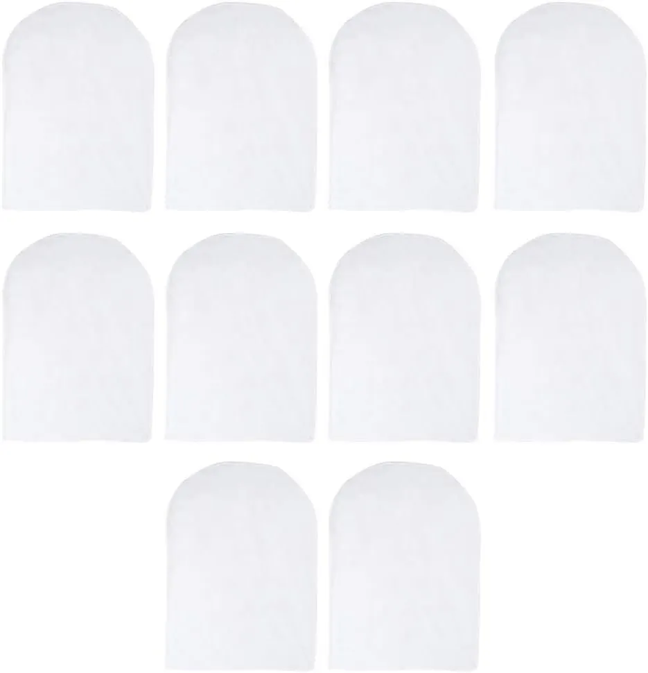 10Pcs Clear Garment Bags for Clothes,Clear Dry Bags for Hanging Clothes Storage, Clothes Garment Suit Dust (60 * 80cm suitable for short-sleeved T-shirts)