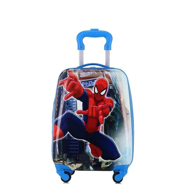 18 inch Kids Cartoon rolling luggage children