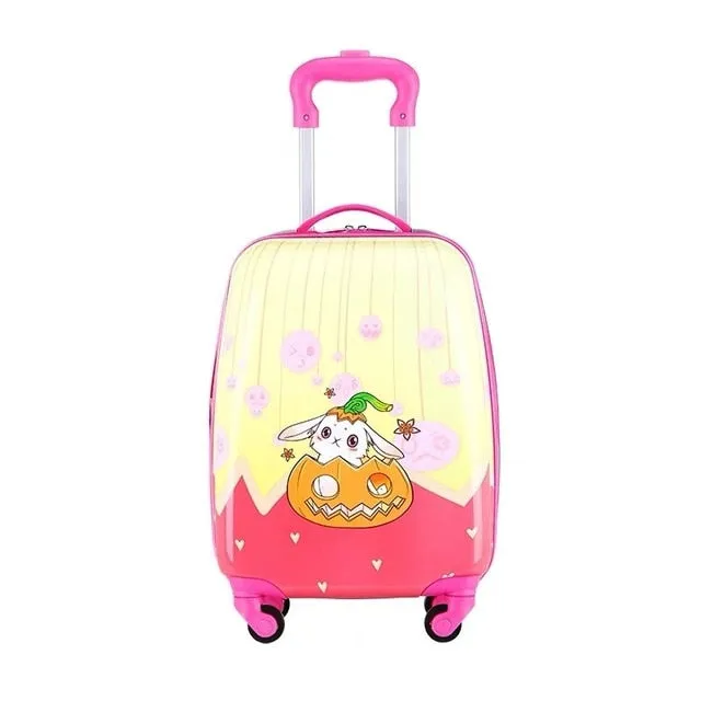 18 inch Kids Cartoon rolling luggage children