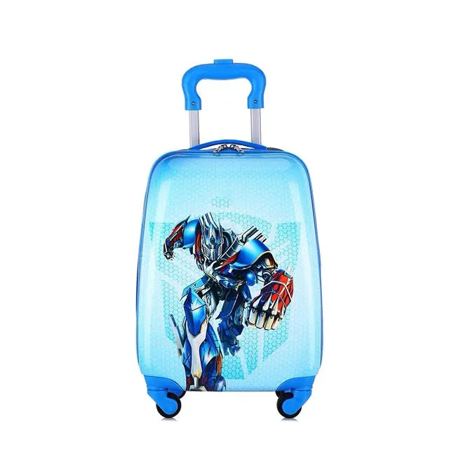 18 inch Kids Cartoon rolling luggage children