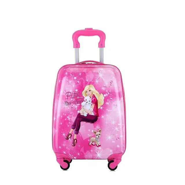 18 inch Kids Cartoon rolling luggage children