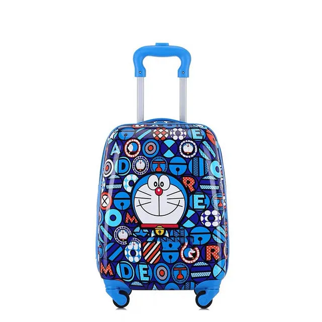 18 inch Kids Cartoon rolling luggage children