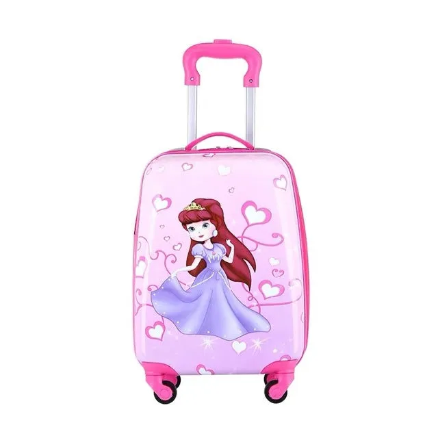 18 inch Kids Cartoon rolling luggage children