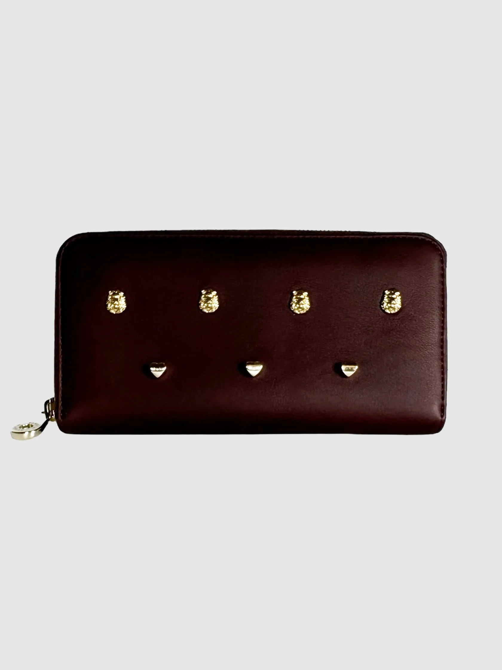 2015 Leather Studded Satchel Wallet Set
