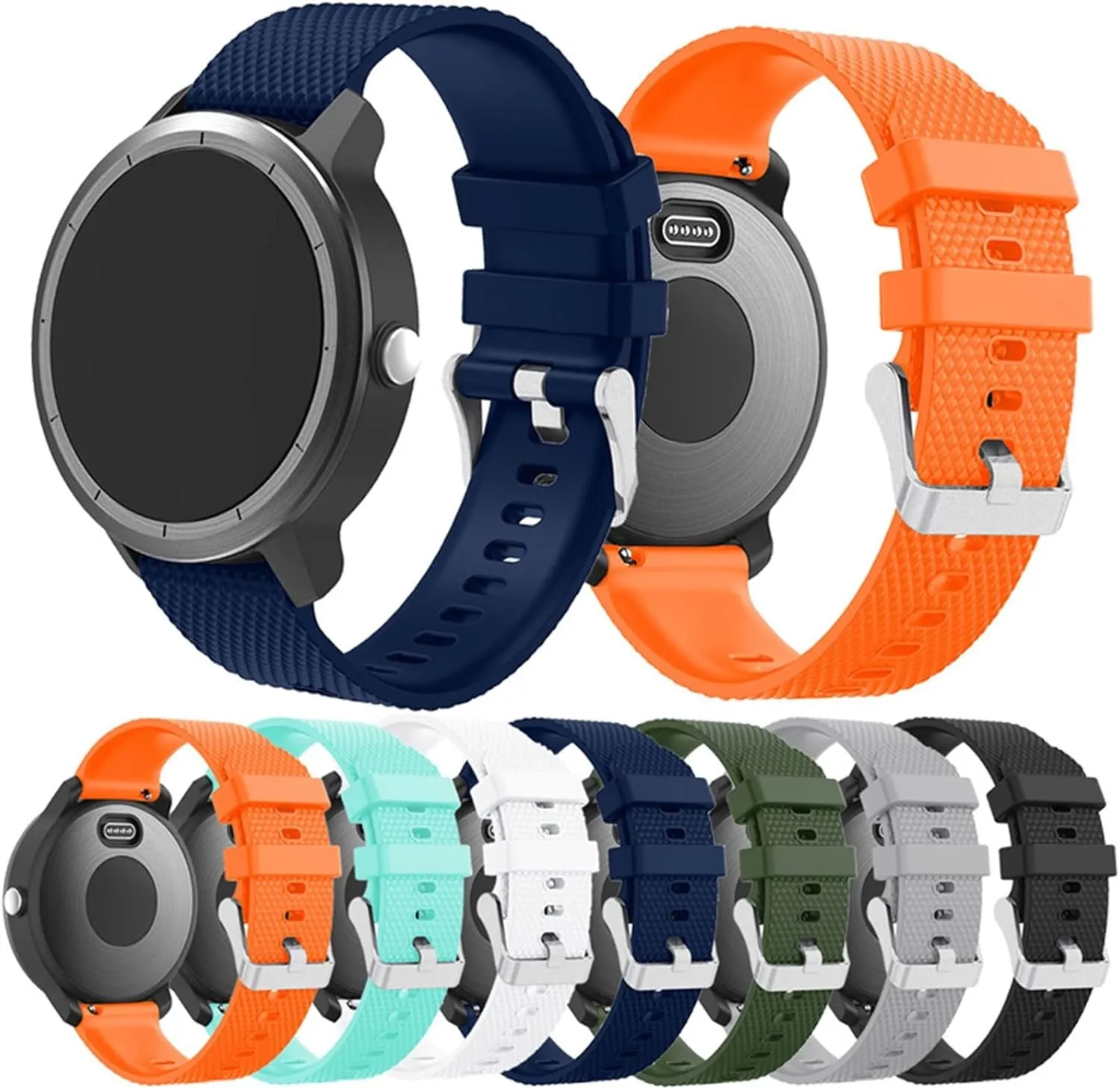 20Mm Silicone Rubber Watch Strap Watchband for Hr Smart Watch Band (Kricka A)
