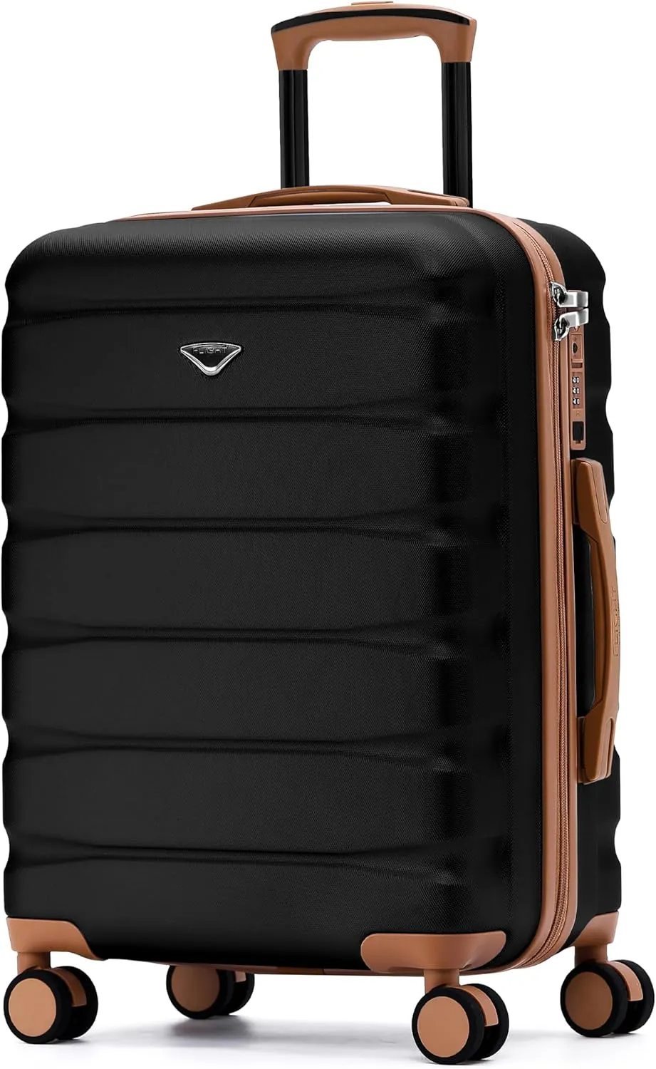 24x16x10 Carry On Suitcase Hardside TSA Lock USB Lightweight Luggage Silent Double Spinner Wheels Maximum Overhead Carry-On Bag For Virgin & South West Approved Airlines