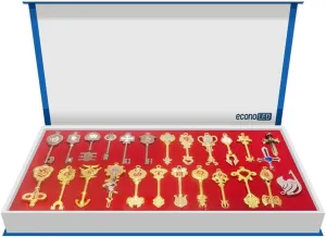 25PCS Key Chain Celestial Spirit Gate Pendant Set Keychain for Children Kids Christmas Thanksgiving Day Birthday Gifts