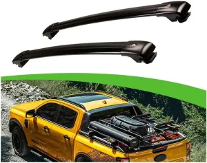 2PCS Aluminum Roof Rack Cross Bar Compatible for Ford Ranger T9 2023 2024,The Cargo Rooftop Luggage Crossbars