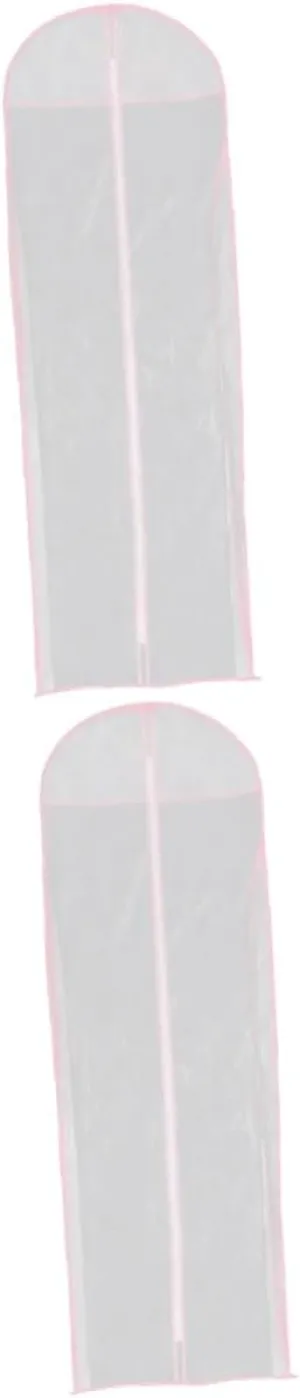 2pcs Garment Bag Duffle Dress Bag for Bridesmaid Wedding Gown Storage Cover