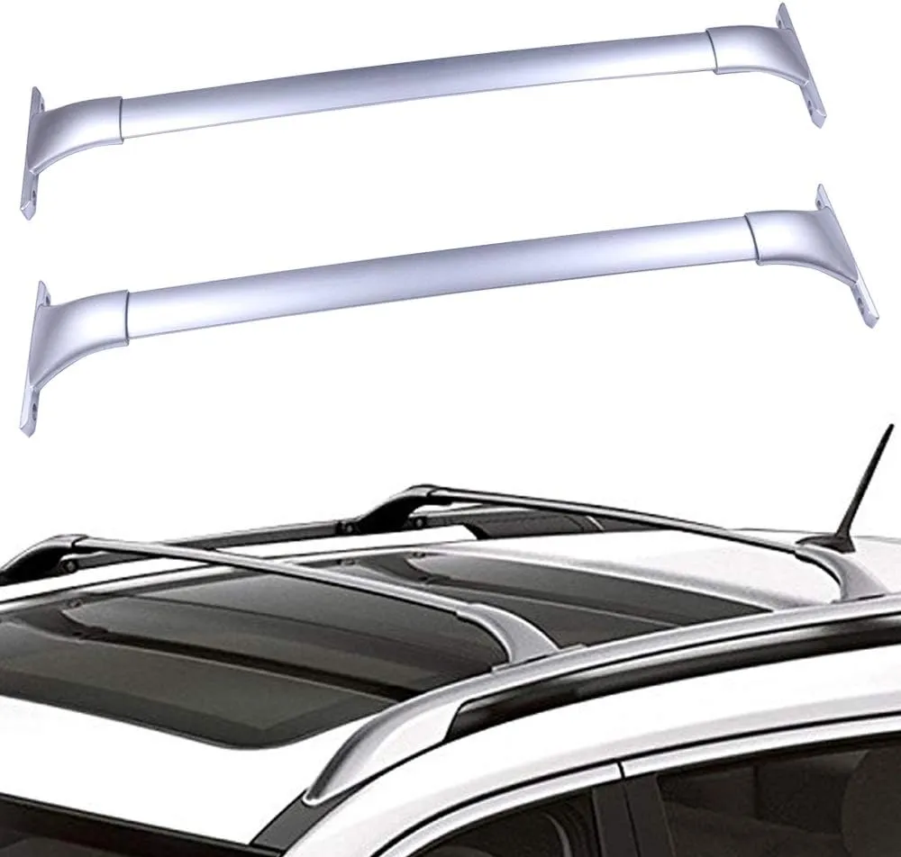 2Pcs Roof Racks Silver 150LBS Cross Bars Compatible for Rogue Sport 2017-2020, Aluminum Cargo Carrier Rooftop Bag Luggage Racks Cross bar
