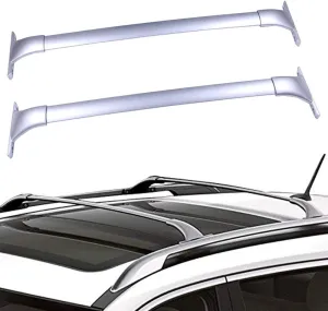 2Pcs Roof Racks Silver 150LBS Cross Bars Compatible for Rogue Sport 2017-2020, Aluminum Cargo Carrier Rooftop Bag Luggage Racks Cross bar