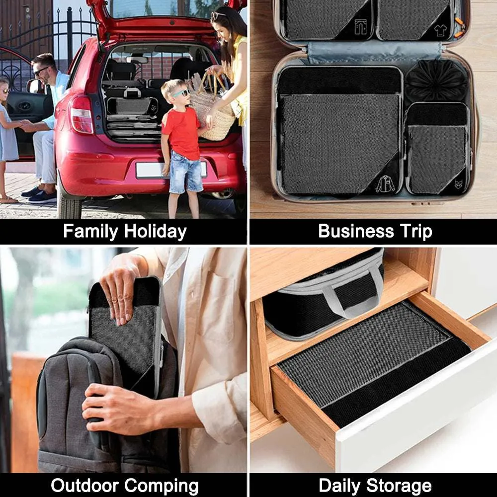 3/6 Pieces Travel Storage Organizer Set