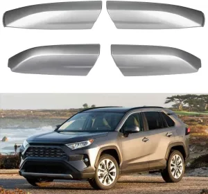 4Pcs Silver Covers Roof Racks Compatible for Highlander 2008-2013, Aluminum Cargo Carrier Rooftop Bag Luggage Racks Cross bar