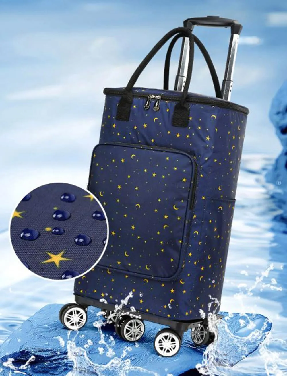5-Wheeled Household Foldable and Detachable Shopping cart（DAX5J）