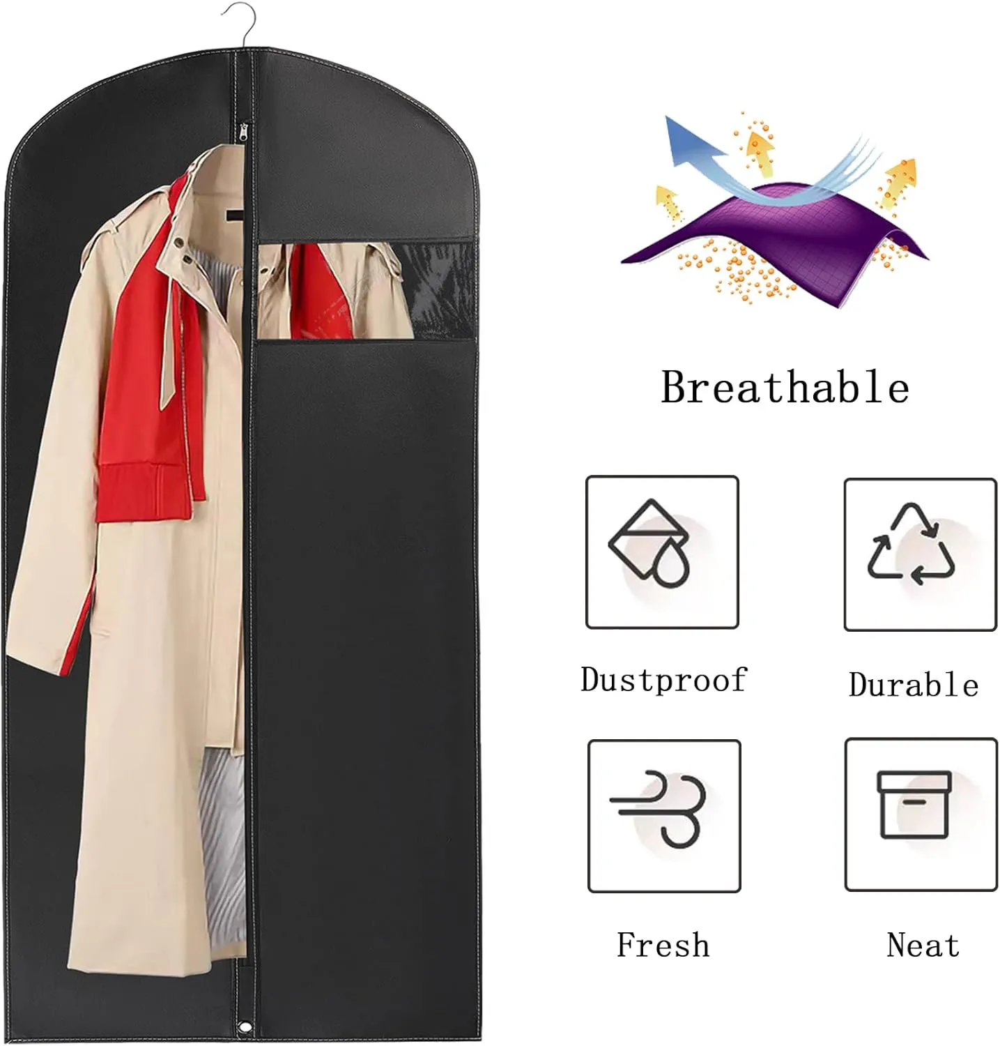 50‘’Garment Bags for Hanging Clothes