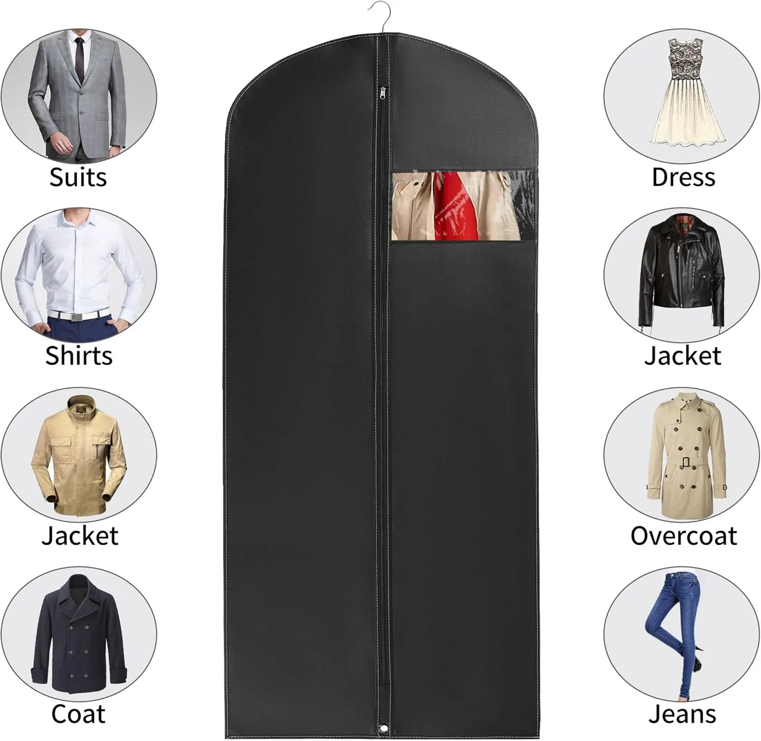 50‘’Garment Bags for Hanging Clothes