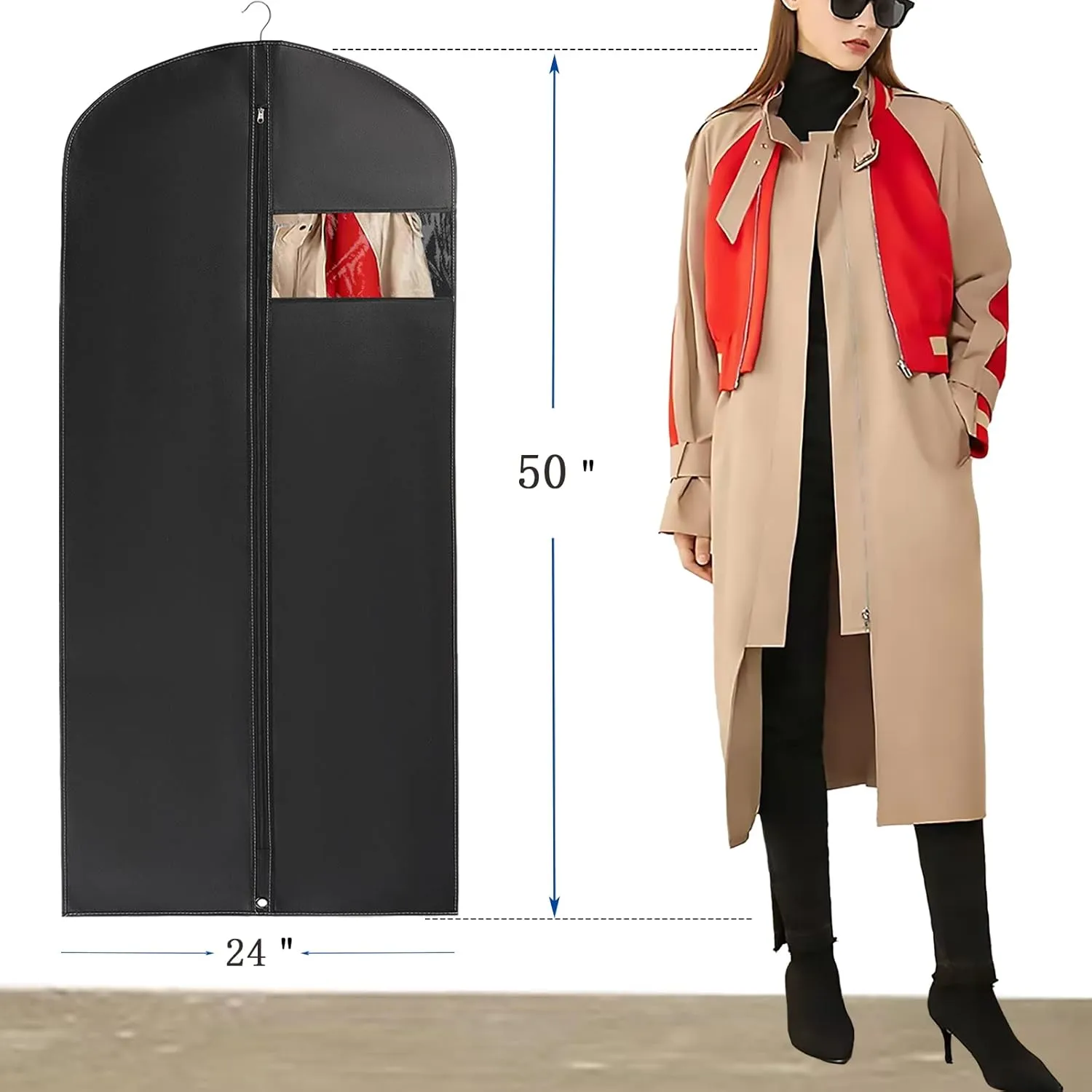 50‘’Garment Bags for Hanging Clothes