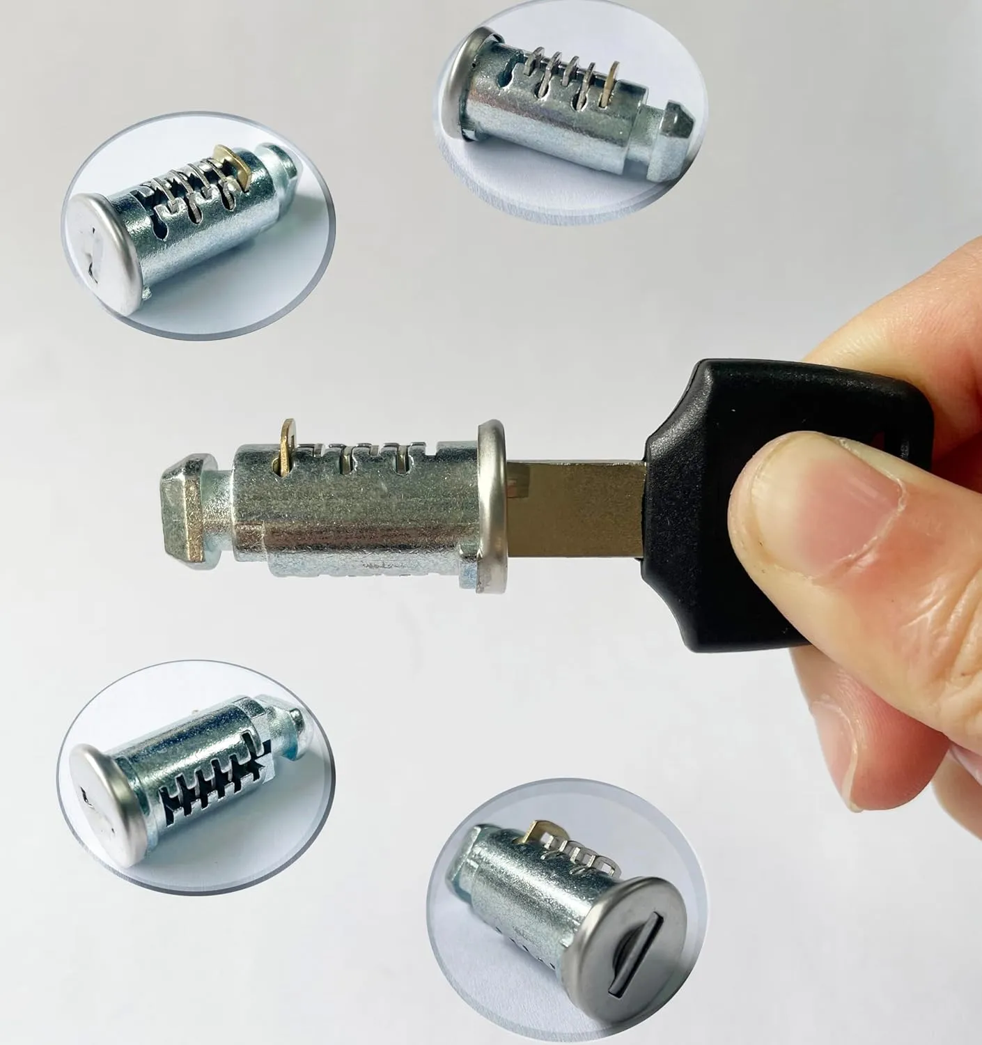 6 Pack Lock Cores Compatible with Thule One-Key System Lock Cylinders,Key Cylinder for Bike Rack, Roof Rack, Towers, Ski Rack ﻿