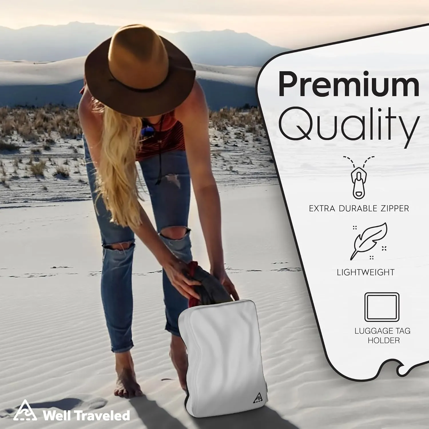 8 Set/4 Set Deluxe Compression Packing Cubes Travel - Maximize Space In Luggage With Patented HybridMax Double Capacity Design, Luxury Compressible Packing Cubes For Travel, Large, Small, & Medium