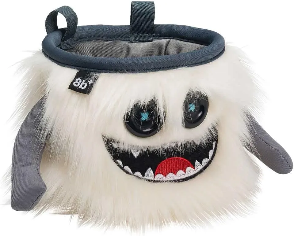8BPLUS Chalk Bag for Climbing, Bouldering, Belt and Giftbox Included - Wide Opening - Brush Holders, for Left & Right Handers
