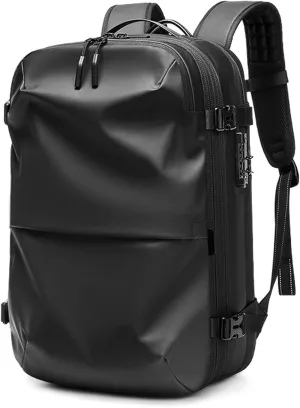 Aeropack Backpack, 60L Aeropack Zoom Vacuum Compression Backpack, Multifunctional Waterproof Expandable Anti-Theft Backpack for Travel (Black-2.0, Without Air Pump)
