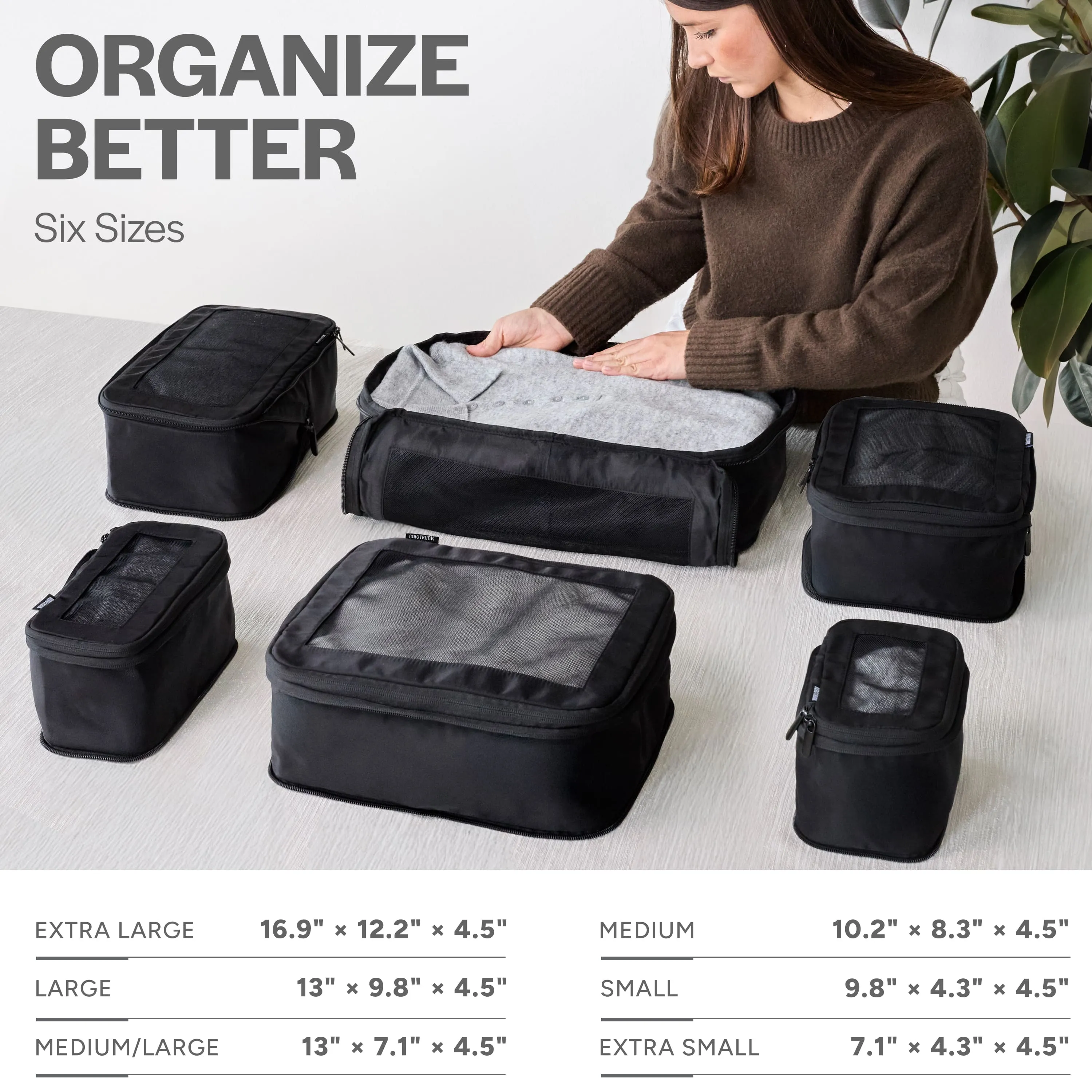 AEROTRUNK Compression Packing Cubes