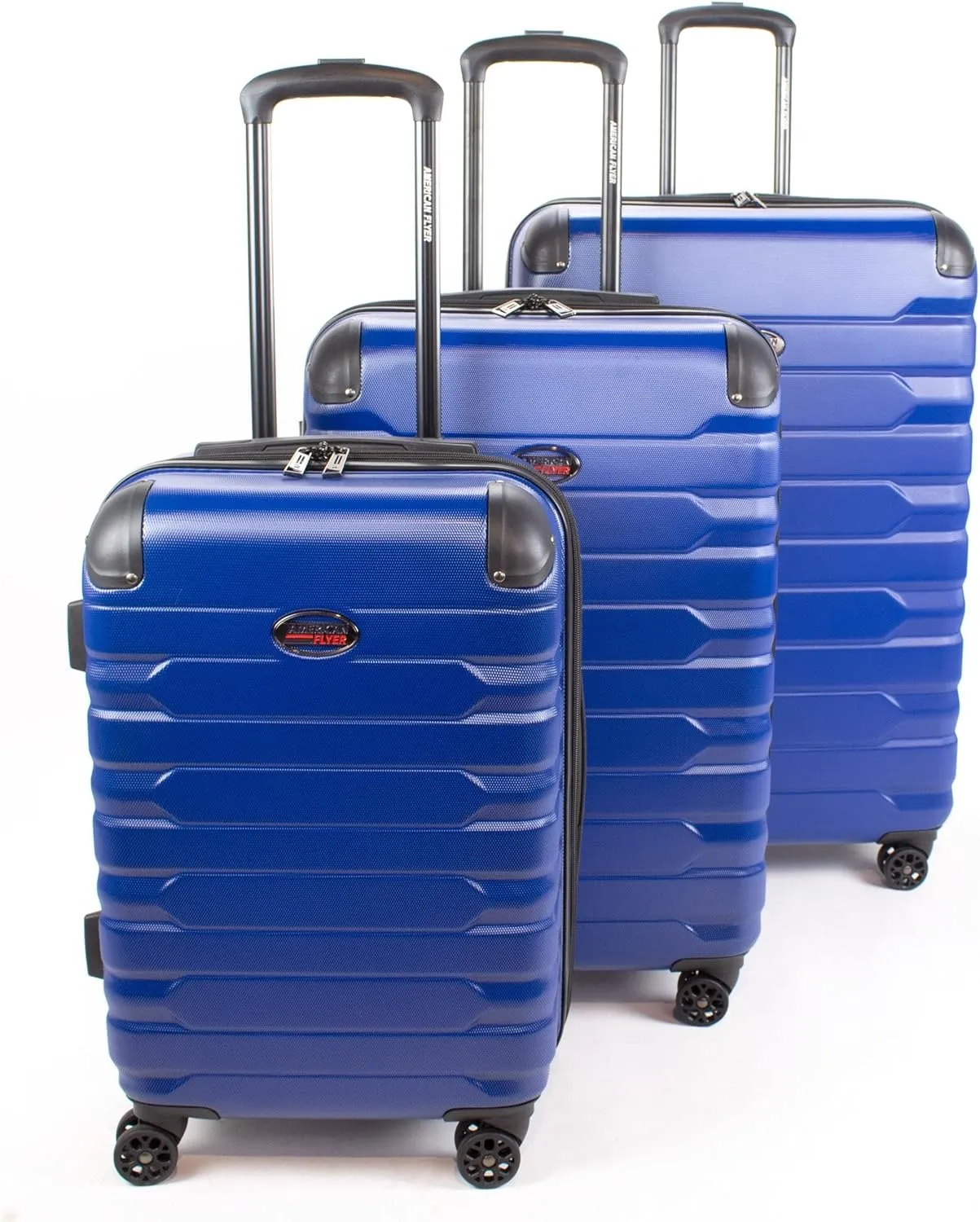 American Flyer Mina 3-Piece Hardside Luggage Set (Blue)