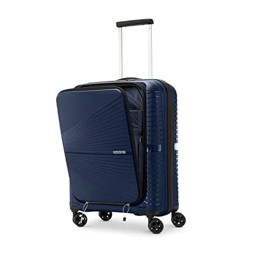 American Tourister Airconic Hardside Expandable Luggage, Navy Blue, Carry-On 20"