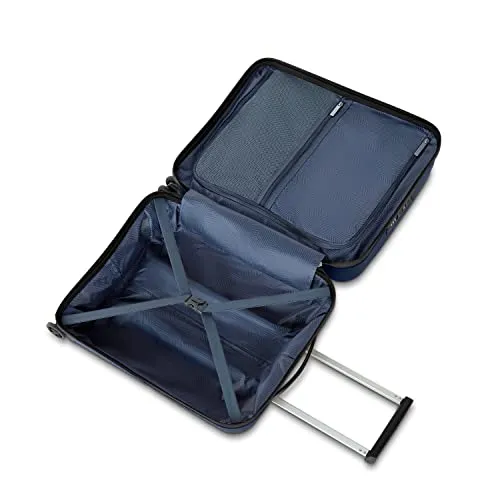 American Tourister Airconic Hardside Expandable Luggage, Navy Blue, Carry-On 20"