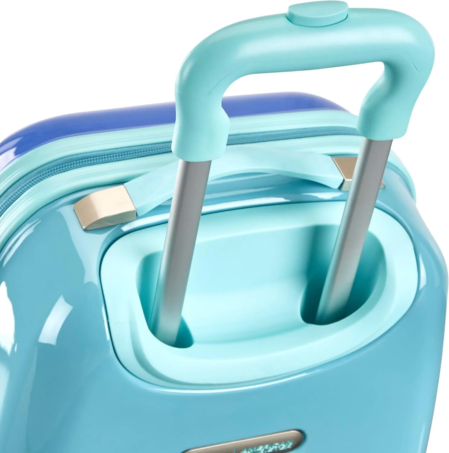 American Tourister Disney Frozen 2 Kids Carry-On Luggage, Hardside With Single Spinner Wheels