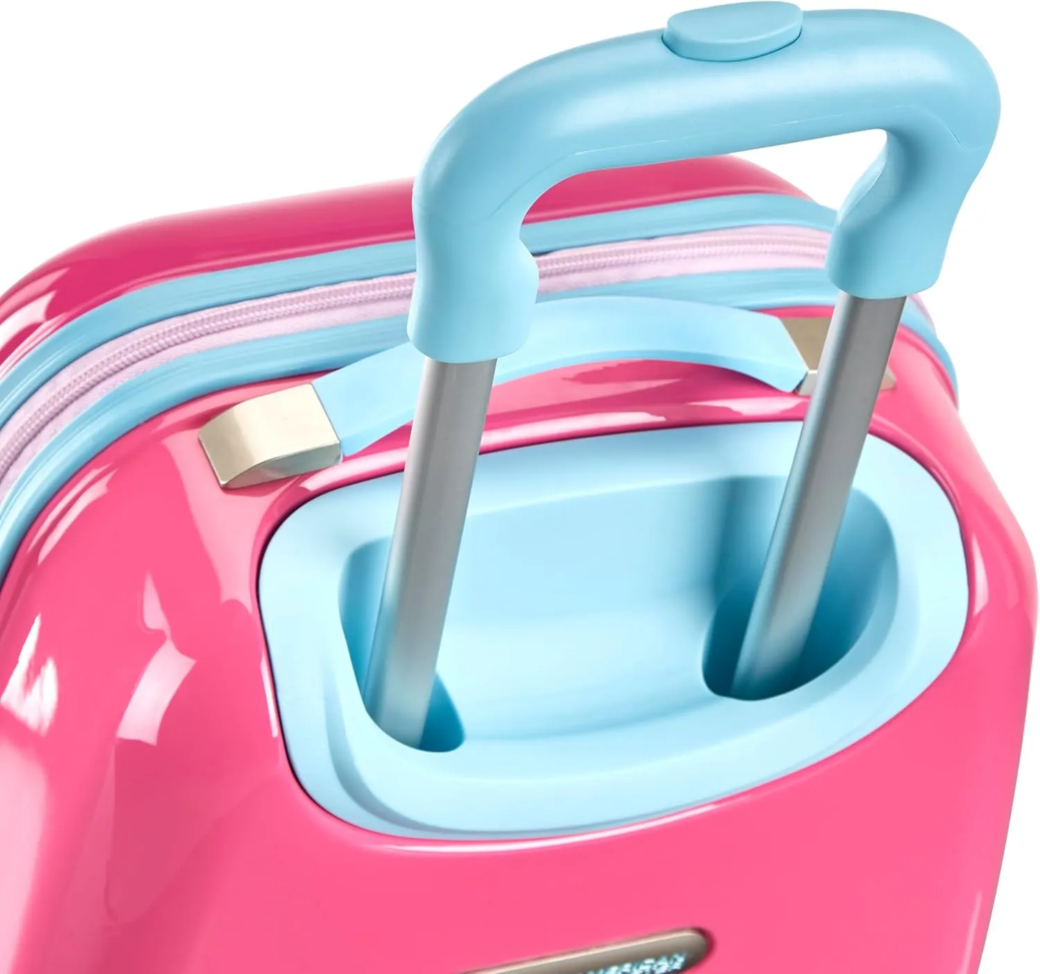 American Tourister Disney Minnie Mouse Kids Carry-On Luggage, Hardside With Single Spinner Wheels