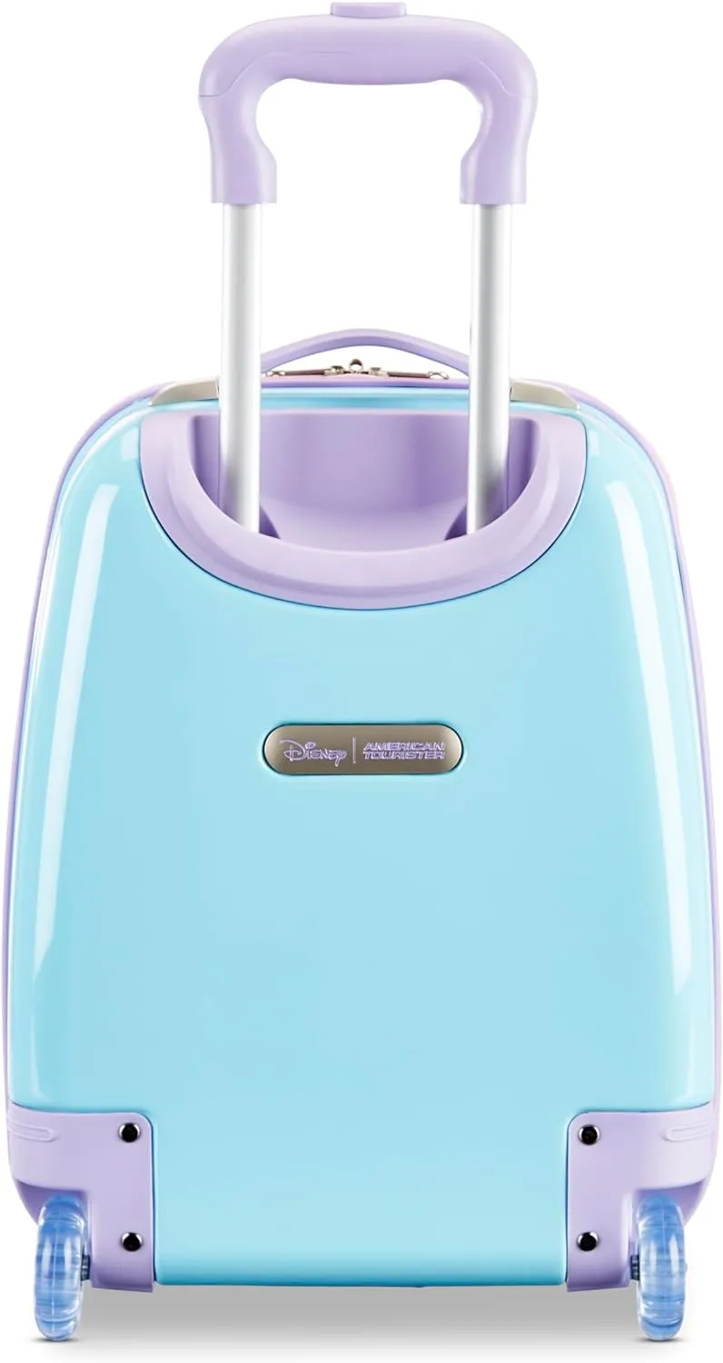 American Tourister Disney Princess Kids Carry-On Luggage, Hardside With Single Spinner Wheels