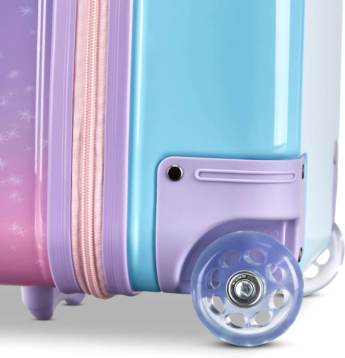 American Tourister Disney Princess Kids Carry-On Luggage, Hardside With Single Spinner Wheels
