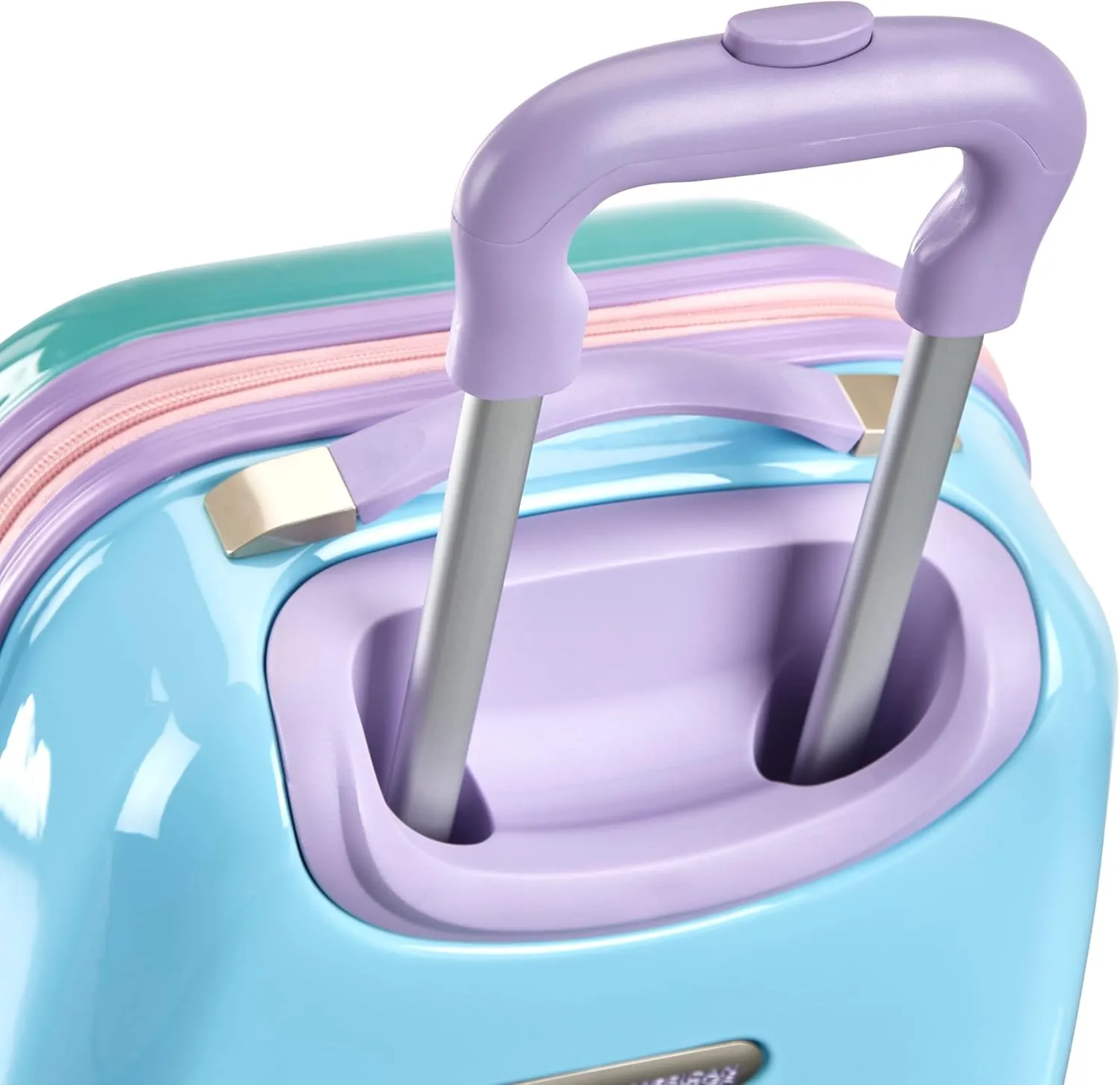 American Tourister Disney Princess Kids Carry-On Luggage, Hardside With Single Spinner Wheels