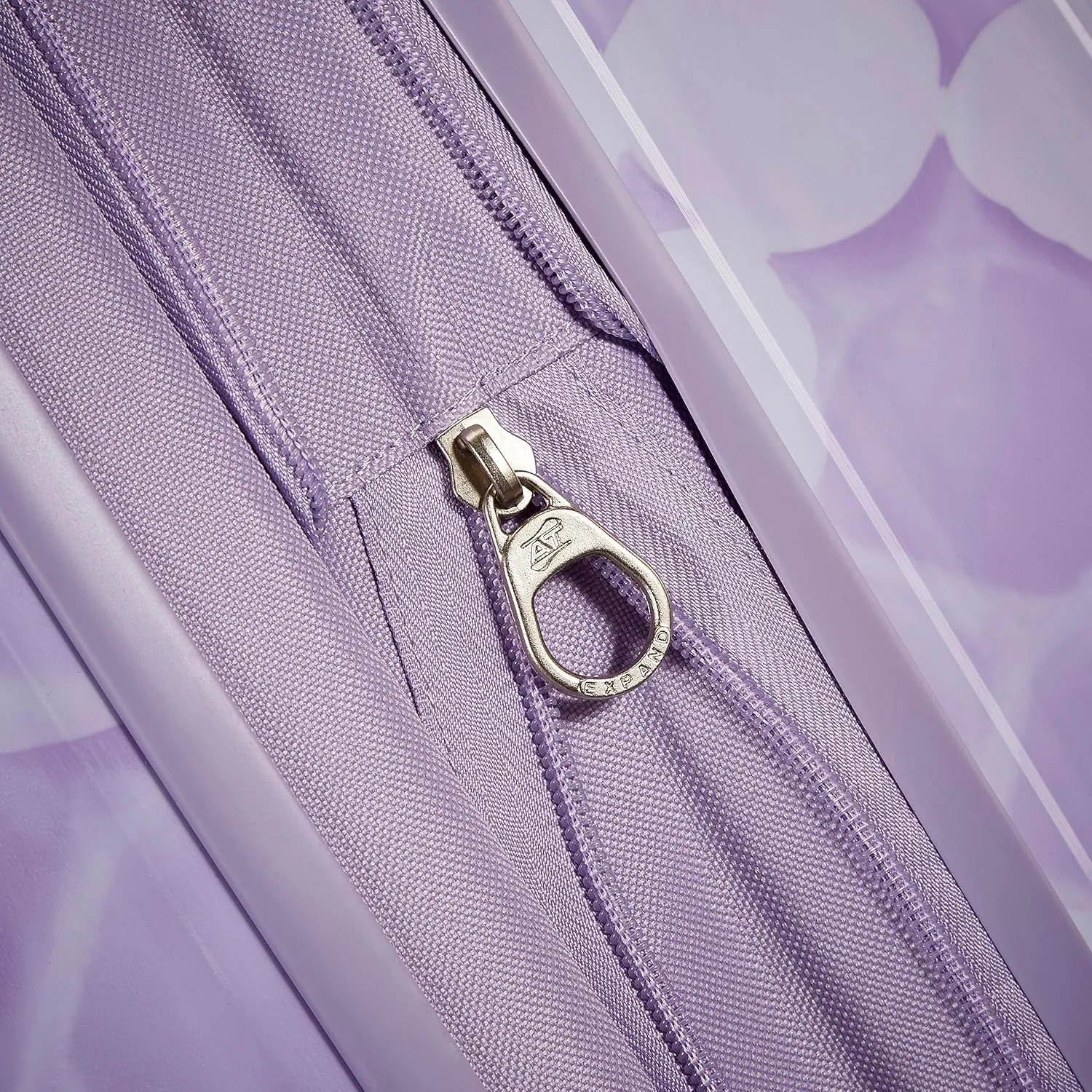 American Tourister Moonlight Hardside Expandable Luggage with Spinner Wheels, Lavender Maze, Checked-Large 28-Inch