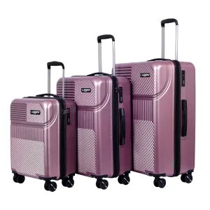 Amiggo Rose gold Light weight luggage - Cabin, Medium & Large