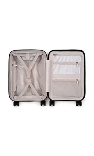 ANTLER - Cabin Suitcase - Clifton Luggage - Expandable Cabin, Black - 56x35x23, Lightweight Suitcase for Travel & Holidays - Carry On Suitcase with 4 Wheels & Twist Grip Handle - TSA Approved Locks