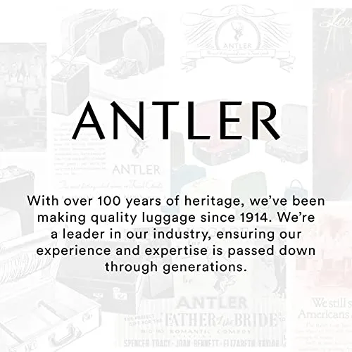 ANTLER - Cabin Suitcase - Clifton Luggage - Size Cabin, Taupe - 20x40x55, Lightweight Suitcase for Travel & Holidays - Spinner Carry On Suitcase with 4 Wheels & Twist Grip Handle - TSA Approved Locks