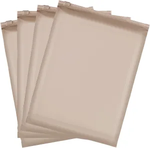 Apricot T Shirt Bags, 14x18 inch, Pack of 50, Frosted Zipper Bags for Clothes Packaging, Shipping, Small Business Mailing, Selling, Waterproof for Clothes, Dress, Sweater, Shoe