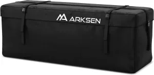 ARKSEN 58'' x 20.5'' x 24'' Waterproof Cargo Carrier Bag,Soft Sided Weather Resistant Luggage & Camping Gear Storage, Fits 60 Inch Hitch Mounted Baskets for Car, Truck, SUV, RV or Van