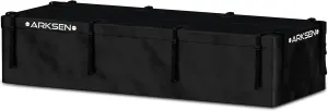 ARKSEN Roof Top Luggage Storage Bag for 84" x 39" Roof Baskets Waterproof 29 Cubic Feet (83.07"L x 33.07"W x 18.11"H) with 12 Straps Anti-Slip Mat 8 Door Hooks for All Vehicles with or without Rack