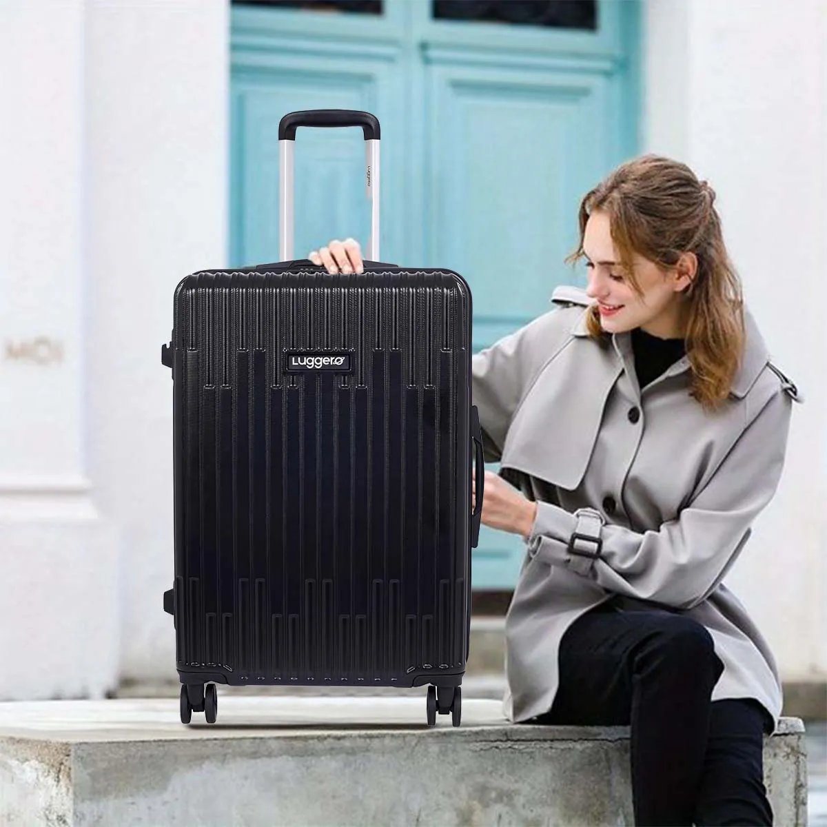 Aspire Black Light weight luggage - Medium & Large