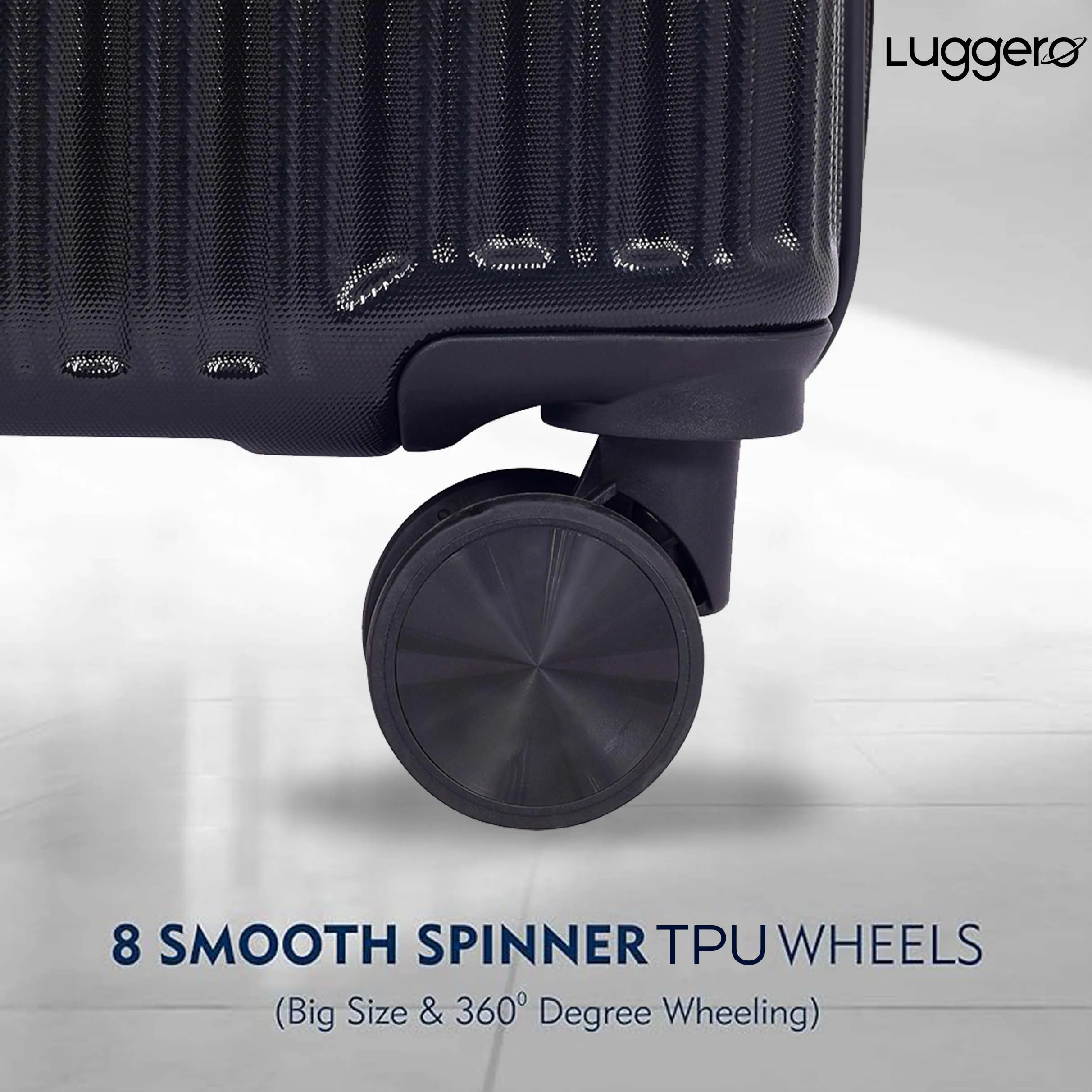 Aspire Black Light weight luggage