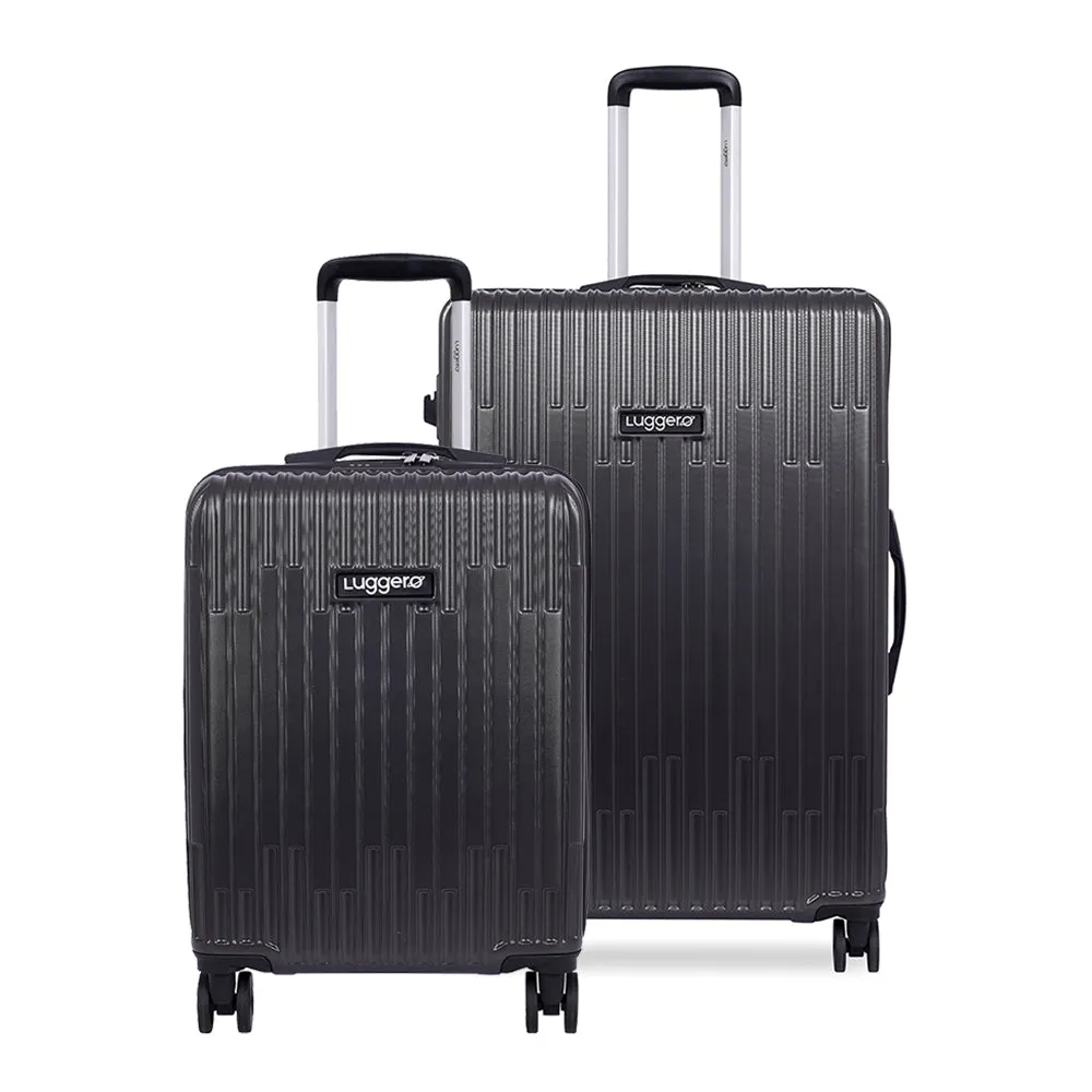 Aspire Dark Grey Light weight luggage - Cabin & Large