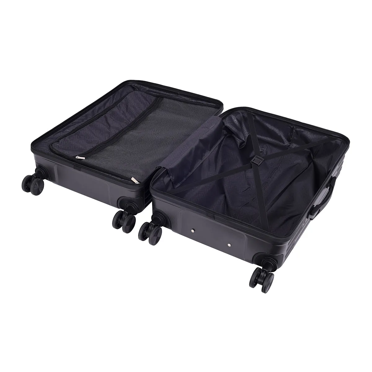 Aspire Dark Grey Light weight luggage - Medium & Large